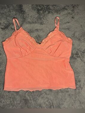 wild fable Coral Crochet-Edge Cami